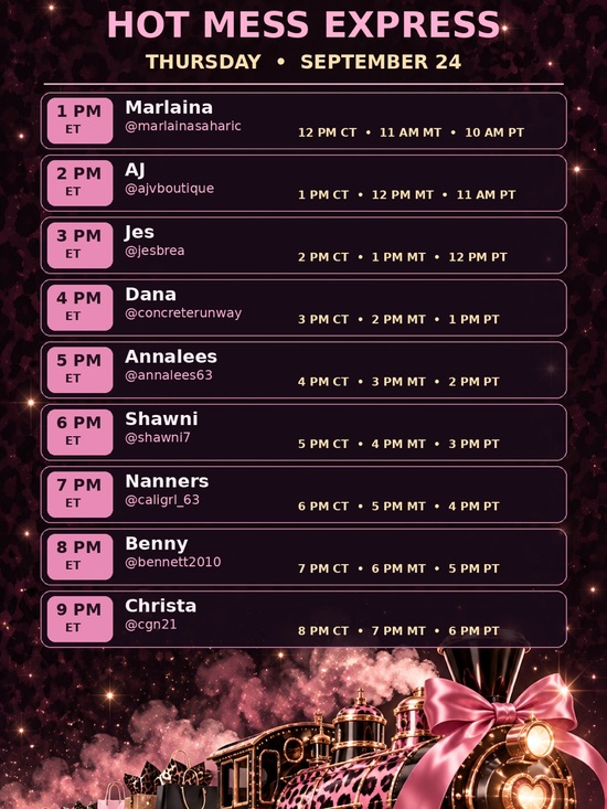 None Tops - SPECIAL EVENTS TAG LIST!